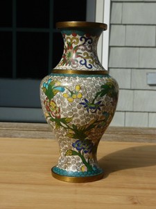 Early Chinese Republic Cloisonne Vase