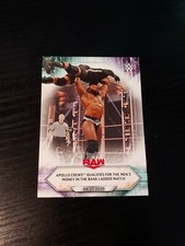 2021 Topps WWE Base Card #58 Apollo Crews Qualifies for the Men's Money