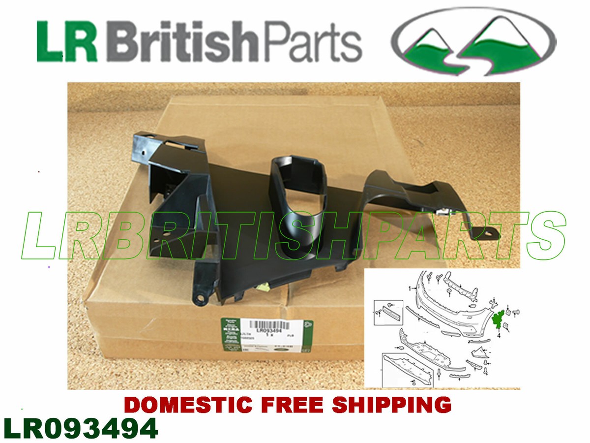 GENUINE LAND ROVER FRONT BUMPER MOUNTING BRACKET LH RANGE VELAR