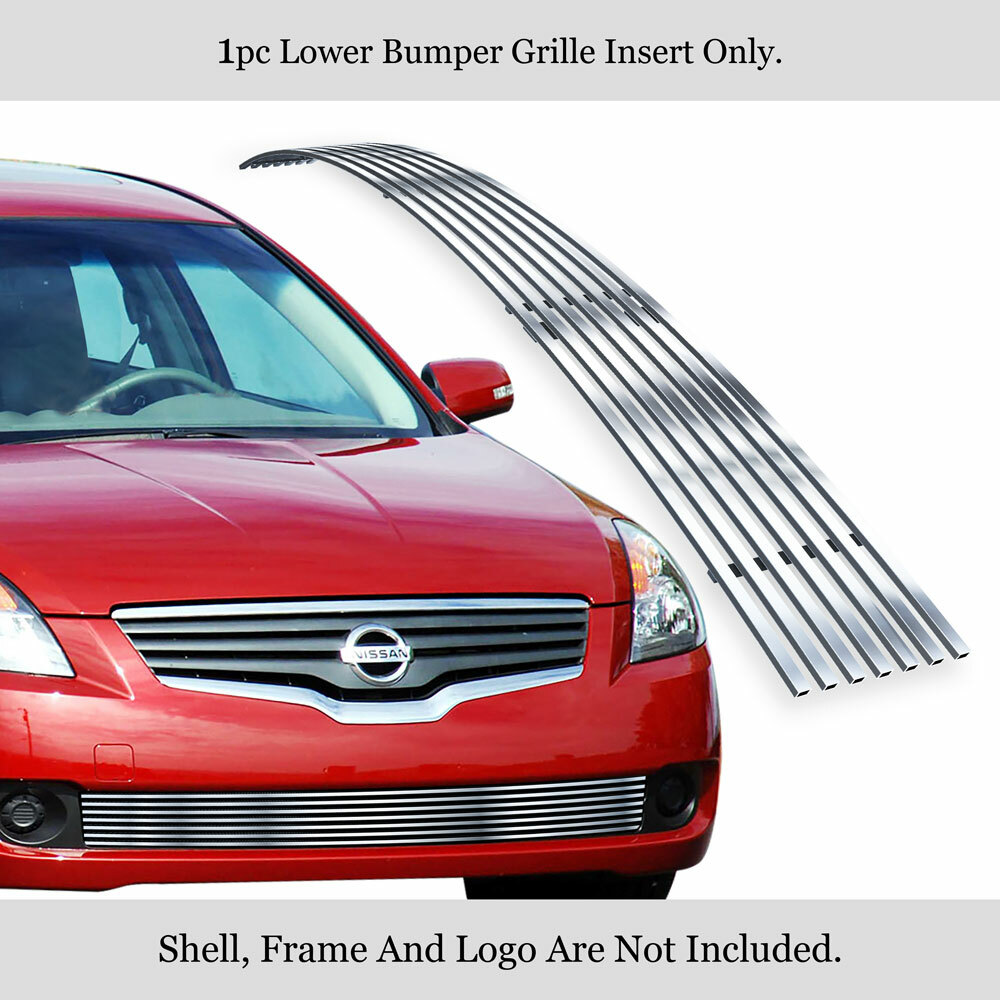 2007-2009 Nissan Altima Sedan Stainless Steel Bumper Billet Grille Insert