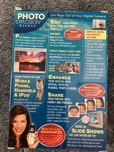 Photo Explosion Deluxe Version 3 CDs & Booklet For Windows 2000 XP Vista - Picture 2 of 2