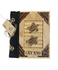 Handmade Natural Woven Photo Album Turtles Hawaii 10.75"x9" For 40 6  x 4  Photos