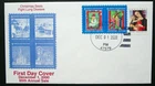 US, 2000 Santa Claus Indiana FDC & Tied On, Cachet & ALA Seals, Scott 3355 Stamp