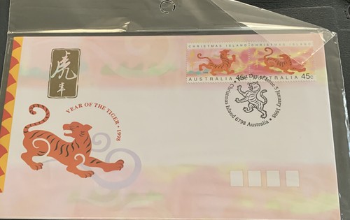 Christmas IslandFDC 1998 Year of the Tiger