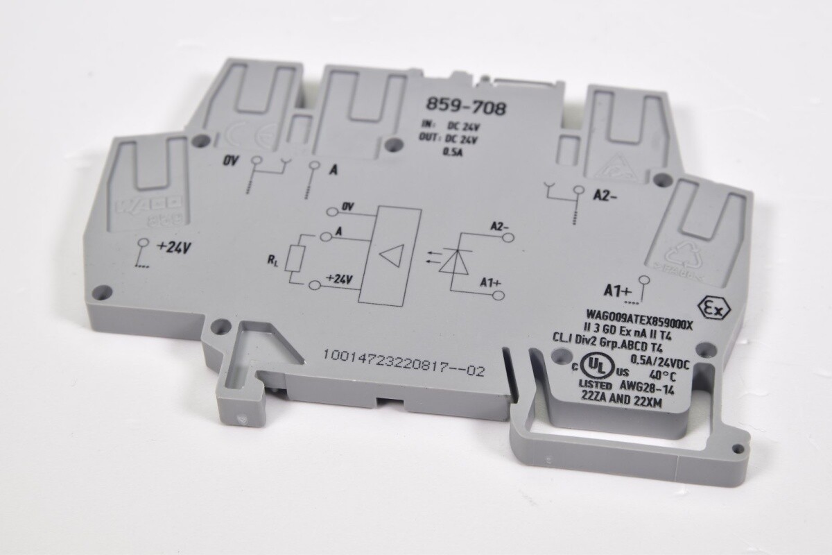 WAGO 859-708, Optocoupler module 24VDC