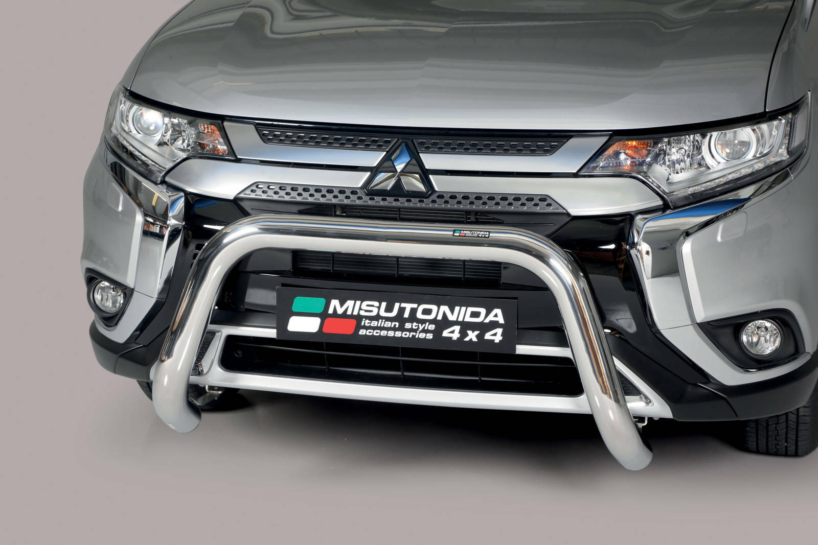 Pare-buffle avant Mitsubishi Outlander 2015-2021 accessoire carrosserie 4x4