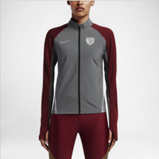 NWT Women's Nike NikeLab Gyakusou Stadium Jacket Silver Red Sz Small 856252 006