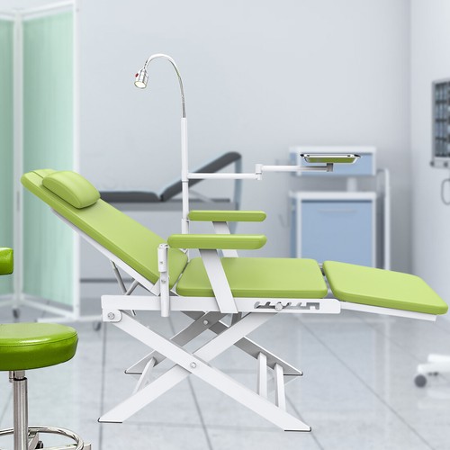 Dental Portable Mobile Delivery Unit Suction Rolling Case 4H Compressor /Chair - Picture 35 of 55
