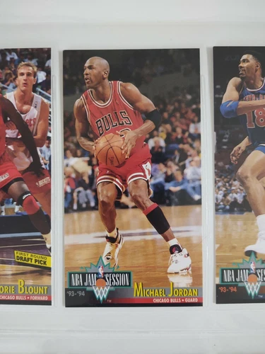 1993 Fleer NBA Jam Sessions Jordan Shaq Webber - 隨ャ 4 蠑/蜈ア 9 蠑