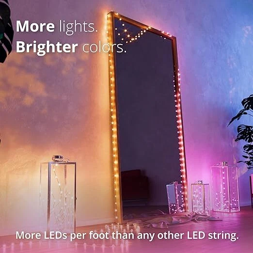 Twinkly LED Lights Candies App-Controlled Candle-Shaped Light String - Image 3 of 4