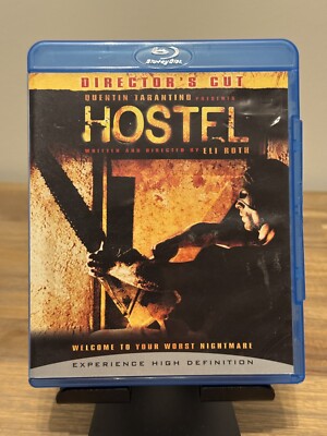 Hostel (Blu-ray Disc, 2007, Unrated Directors Cut) Like New.