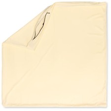 24" x 24" Cover Throw Pillowcases - 85/15 Nylon/Spandex Silky Off white- Creme
