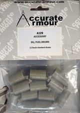 MODELLISMO- OIL/FUEL DRUMS  - ACCURATE ARMOUR A129 1/35 scale