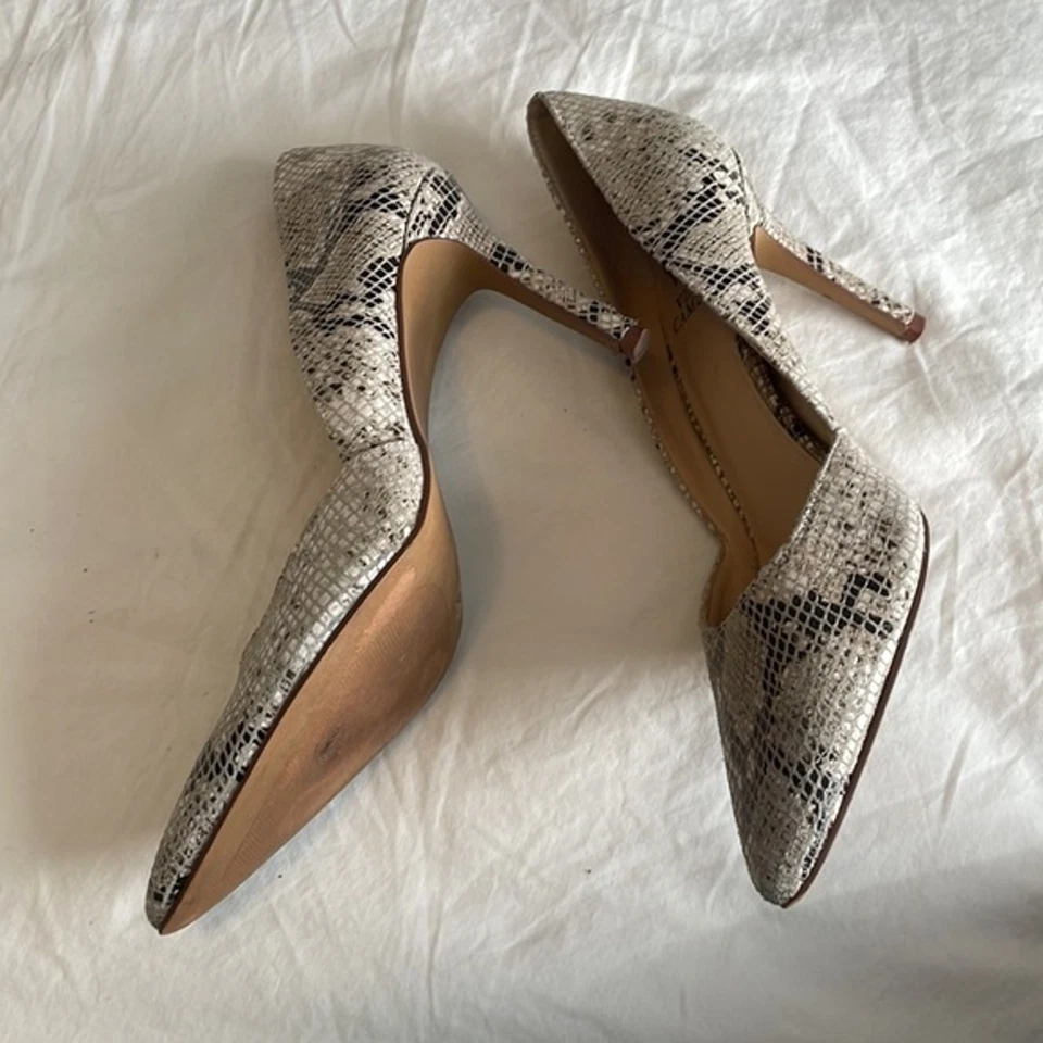 Vince Camuto Snake Print Heels Size 6.5 FAST SHIPPING - Image 2 of 4