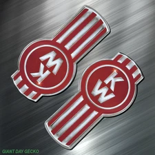 (2) TWO KENWORTH Vinyl Decal Sticker For Car Laptop Skateboard NEW KW TRUCK