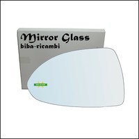 Biba-Ricambi Spiegelglas Chrom Vorne Links FüR Opel Corsa D 2006-2014