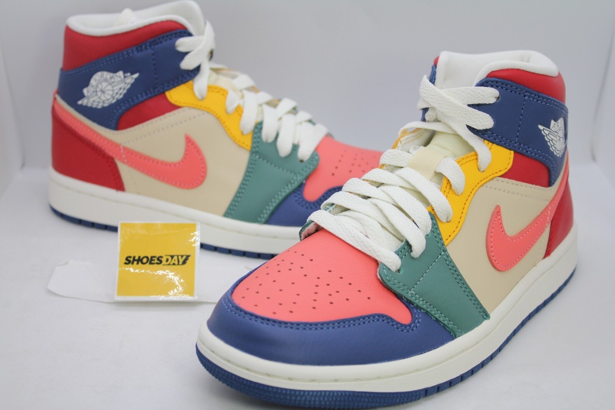 スニーカー Nike Air Jordan 1 Mid SE Multi Color DN3738-400 Level SS/New - Jordan Air Jordan 1 mid se 