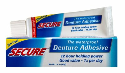 Sichere Zahnersatz Haftcreme 40g x 8 Packungen - Großpackung Ersparnis
