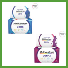 Multicentrum donna uomo integratore alimentare multivitaminico 30compresse