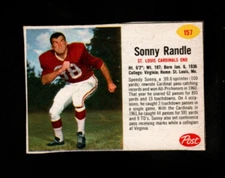 30082* 1962 Post # 157 Sonny Randle