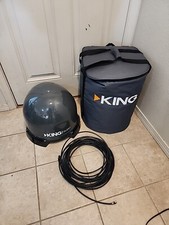 King Quest Vq4100 Satellite Tv Antenna For Rv Motorhome Boat Untested