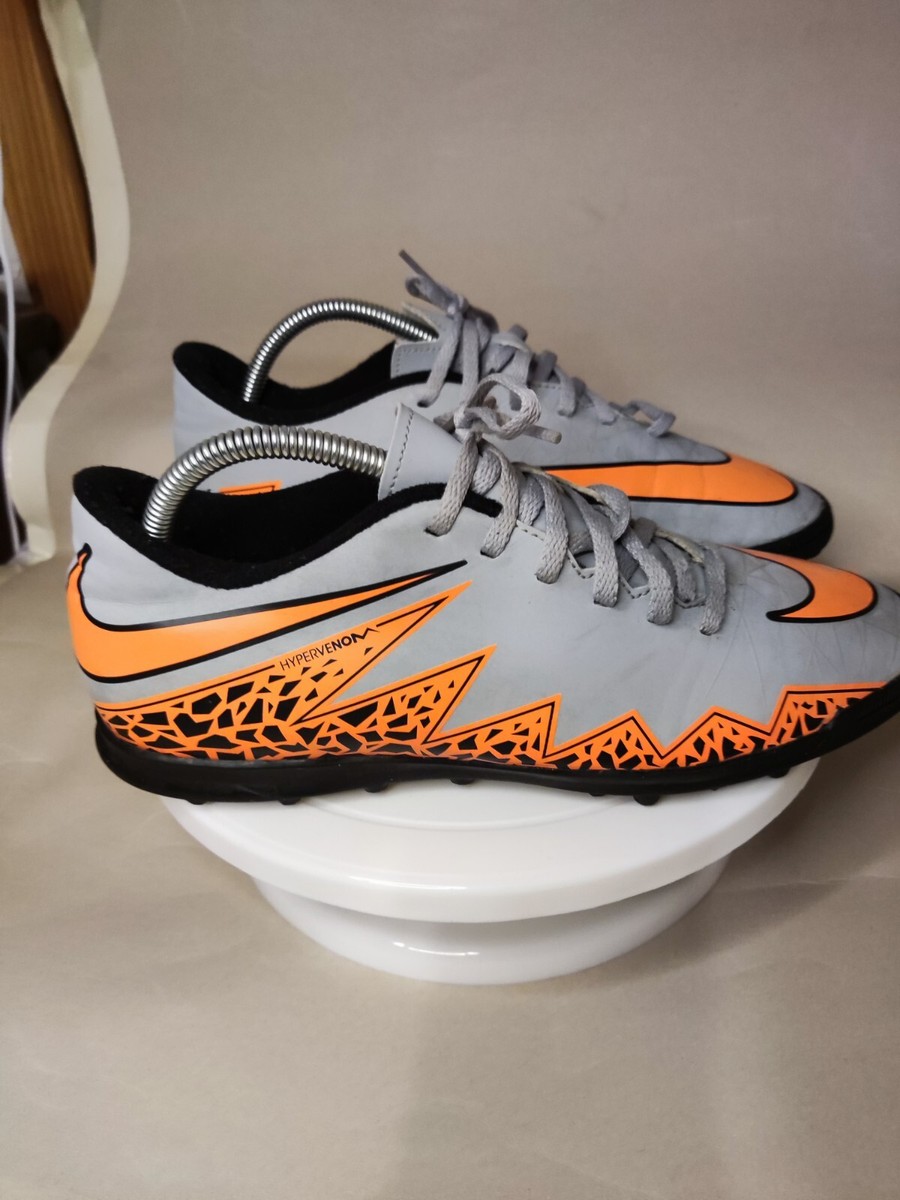 Nike Hypervenom Phade II TF Football Boots Shoes Size Grey