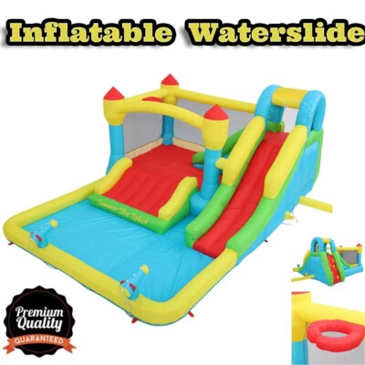 Inflatable Bounce House with 3 Slide, Bounce House for Kids Indoor&Outdoor Use