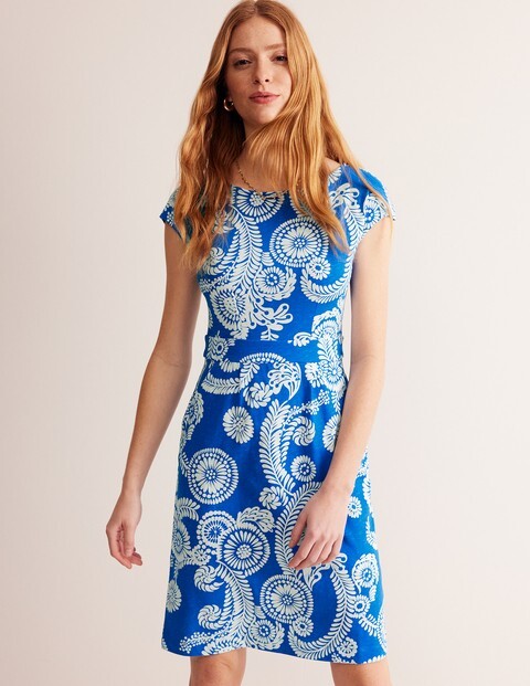 jersey silk dress Giuliana Jersey Dress White / XS
