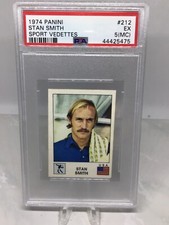 1974 Panini Sport Vedettes #212 Stan Smith PSA 5(mc) (4 in all grades)