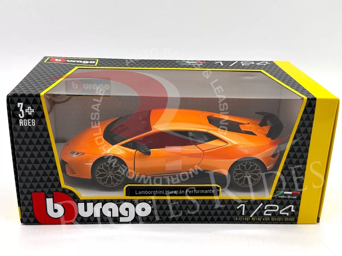 Burago 1:24 Scale Diecast Model Car - Lamborghini Huracan Performante