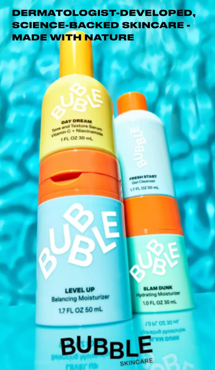 Bubble is the new skincare brand that wants to teach teens all