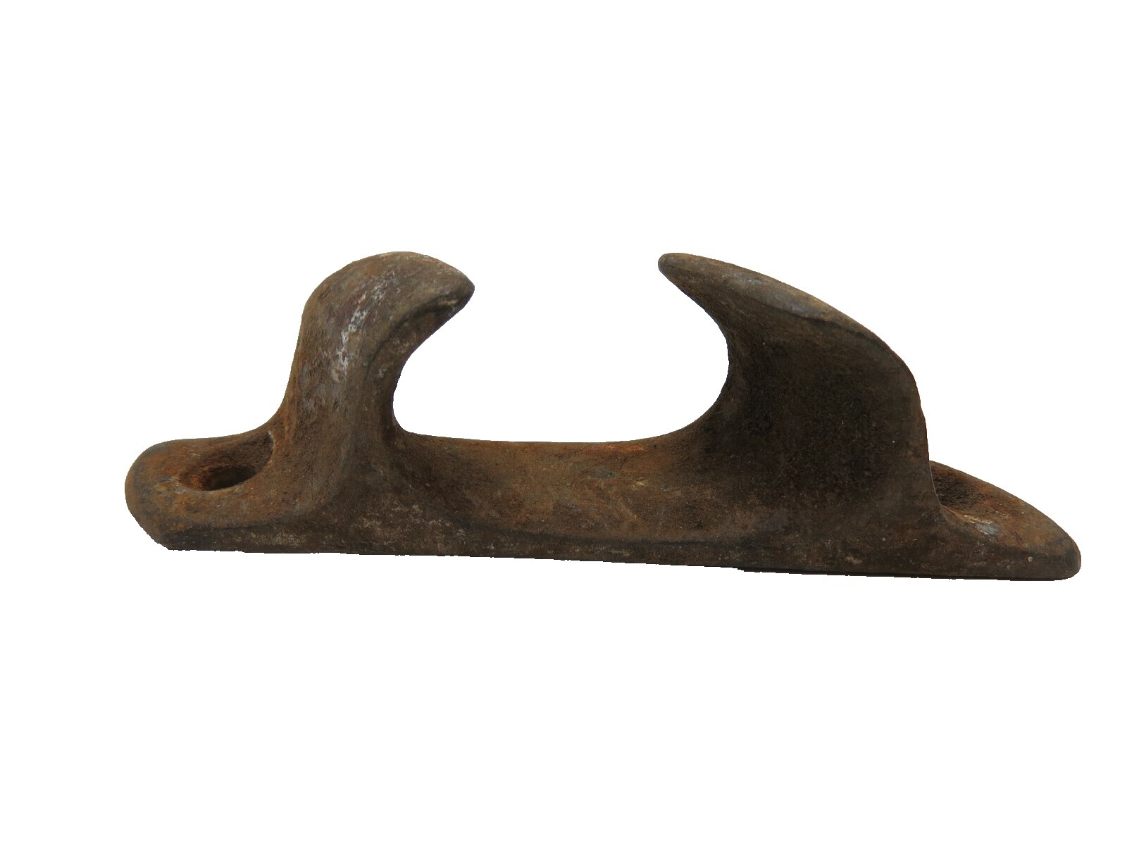 Plaque Arc Vintage En Bronze Pour Bateau - Fairlead / Douille Drapeau - Modèle B26