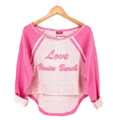 Venice Beach Damen SWEATSHIRT oversize PULLOVER rosa Größe 38 40 42 NEU SW11