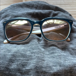 Lilly Pulitzer Kenda Sunglasses Navy Crystal Tan