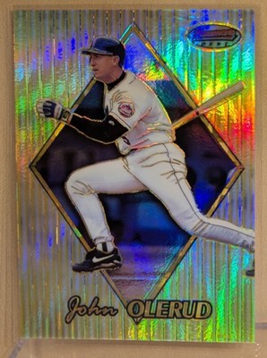 1999 Bowman's Best ATOMIC REFRACTOR #40 John Olerud Mets RARE PARALLEL /100