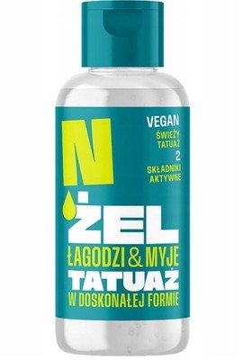 NEBA BERUHIGENDES GEL ZUM WASCHEN EINES FRISCHEN TATTOOS 100ml, żel do mycia