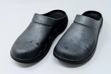 OOFOS OOcloog Recovery Clogs Slip On Gray Black Unisex M5/W7