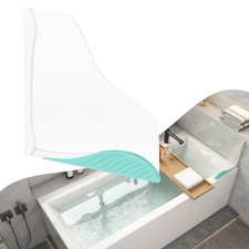 Shower Splash Guard, Splash Guard for Bathtub, Shower Water Guard with Adjustabl