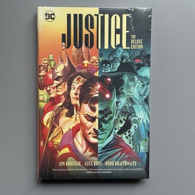 Justice The Deluxe Edition Hardcover HC NEW SEALED Alex Ross Jim
