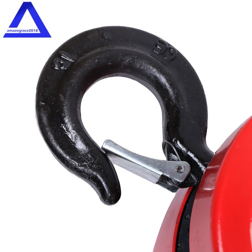 Manual Chain Hoist | 1 Ton/2200 lbs Capacity | 8’ Lift | 2 Hooks | Alloy steel - Afbeelding 11 van 12