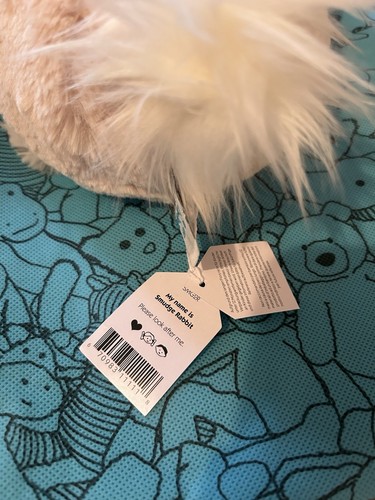 Jellycat Original/Medium Smudge Rabbit NWT With Dust Bag - Picture 5 of 7