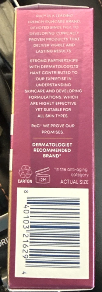 Crema suavizante antienvejecimiento para ojos RoC Retinol Correxion Line - 0,5 fl oz (15 ml) 2 paquetes Foto 2 de 4