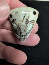 Máscara artefacto alienígena Ojuelos De Jalisco joyería estética perfecta espalda geométrica