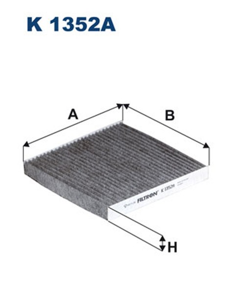 Innenraumfilter Filtron K 1352A Aktivkohlefilter FüR Smart Renault Fortwo 453 3-image