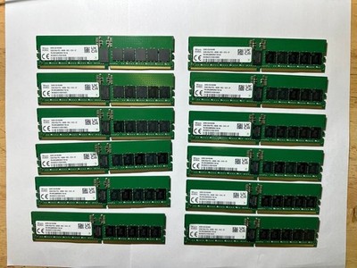 LOT OF 12 HMCG88MEBRA174N Hynix 32GB DDR5-4800MHz ECC 2Rx8 Memory (Non-Working)
