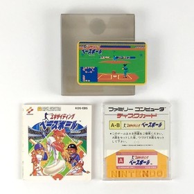 Exciting Baseball W/Manual Card Famicom Disk System FC Retro Used Game NTSC-J JP