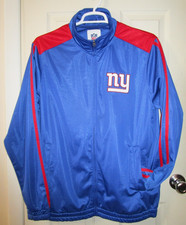 New York Giants NFL Team Apparel Mens Full-Zip Track Jacket Mens Large
