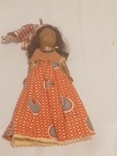 Well-preserved VINTAGE SFBJ 60 Creole doll, Bisque with glass eyes