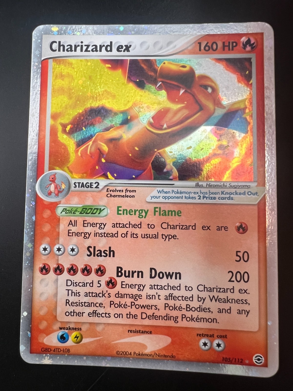 Charizard ex - 105/112 - Pokemon Ex FireRed LeafGreen Ultra Rare LP