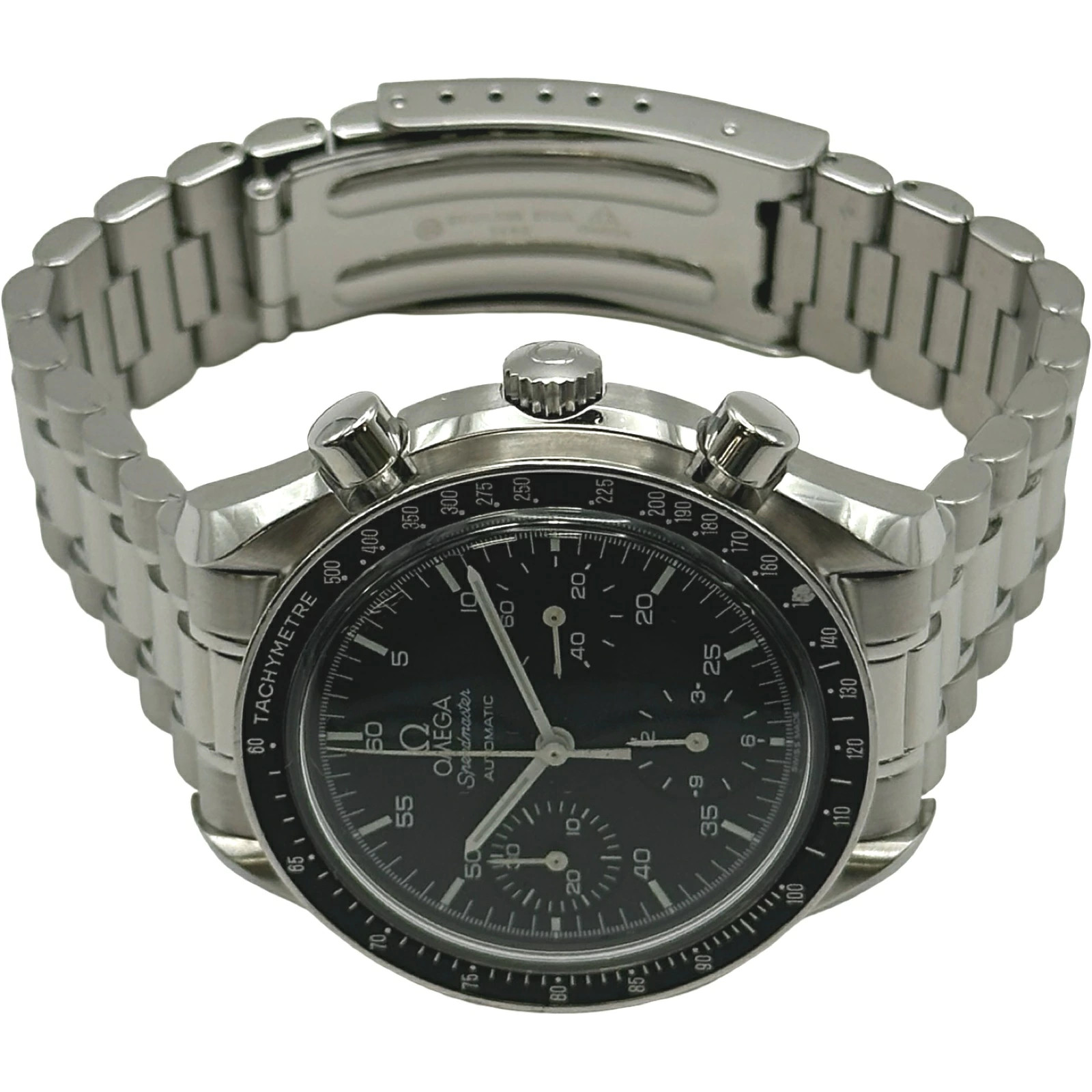 Omega Speedmaster Automatic 3510 50 Black Stainless Steel Automatic Watch image 5